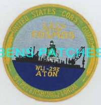 COAST GUARD,FLORIDA,ST PETERSBURG,USCGC COSMOS,WLI 293 ATON 1,6 INCHES